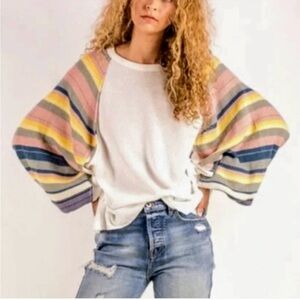 Free People - We The Free
Rainbow Dreams Balloon-Sleeve Top